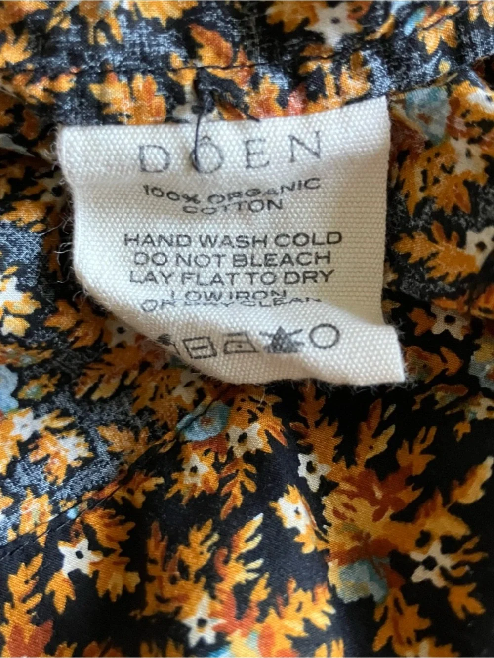 DÔEN Amoret Top in Noir Fleurs D'Avignon - Large - Picture 11 of 12